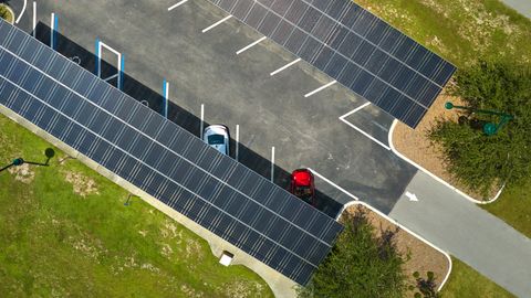 Carport Solar Energy System (GES) Installation