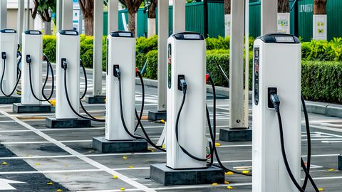 Commercial DC Electric Vehicle (EV) Charging Station